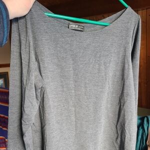 Miik Shannon Long Sleeve Top XXL Grey Heather
